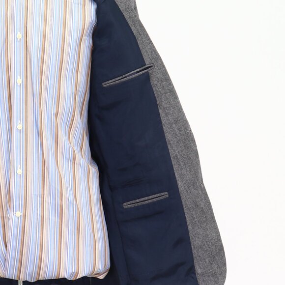 J. Crew 40L Gray HB 2-Button Sport Coat Blazer Jacket T010 - Picture 11 of 11